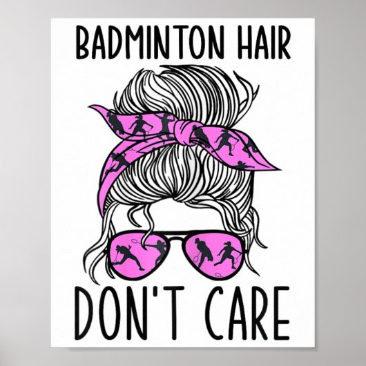 Funnny Badminton Player and Lover - Shuttle Badmin Poster (Vorne)