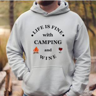 Funnt Camping und Redewendungen Hoodie