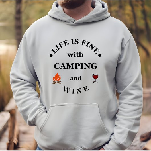 Funnt Camping und Redewendungen Hoodie