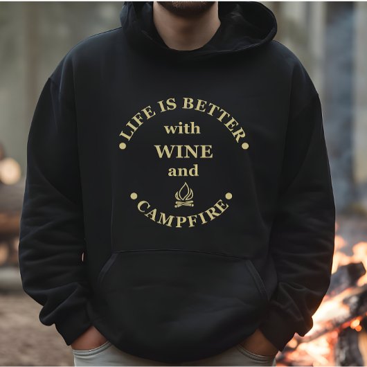 Funnt Camping und Redewendungen Hoodie