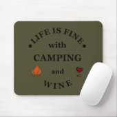 Funnt Camping und Redewendungen Mousepad (Mit Mouse)