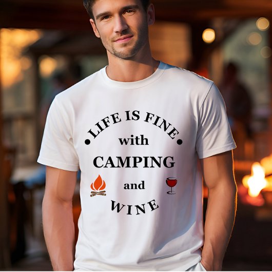 Funnt Camping und Redewendungen T-Shirt