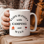 Funnt Camping und Redewendungen Tasse