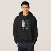 Funny 100 Days of School No Probllama Llama 100th Hoodie (Vorne ganz)