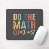 Funny 100 Days School Math Equation Do The Math 10 Mousepad (Mit Mouse)