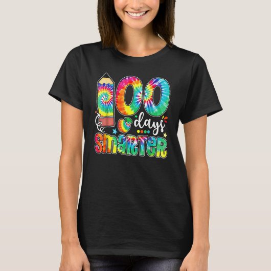 Funny 100 Days Smarter Happy 100th Day Of School T T-Shirt (Vorderseite)
