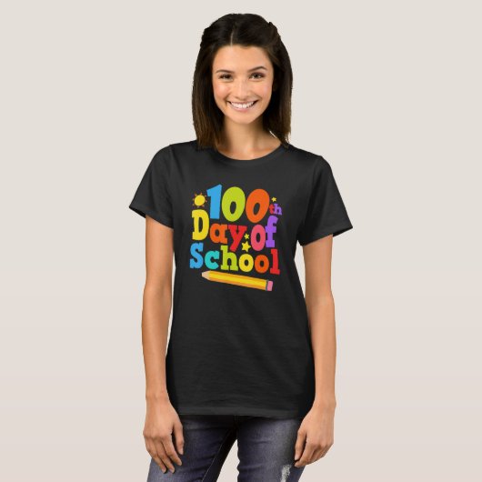 Funny 100 Days Smarter Shirt Happy 100th Day Of Sc (Vorne ganz)