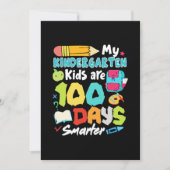 Funny 100Th Day Of School Gift Cute My Kindergarte Save The Date (Vorderseite)