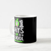 Funny 101 Days of School Dalmatiner Hund 100. Smar Kaffeetasse (Vorderseite Links)