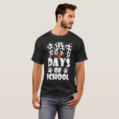 Funny 101 Days School Dog Lover Students Teachers T-Shirt (Vorne ganz)
