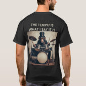 Funny '10, was ich Gewollt habe' Drummer T-Shirt (Rückseite)