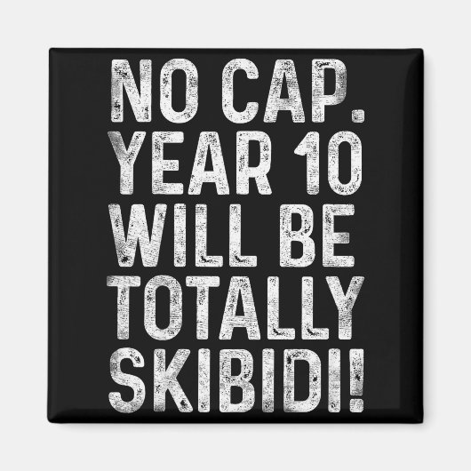 Funny 10 Year Old Bday Boy 10th Birthday Born In 2 Magnet (Vorne)