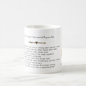 FUNNY 10th Wedding Jubiläum Paar individuell angep Kaffeetasse (Mittel)