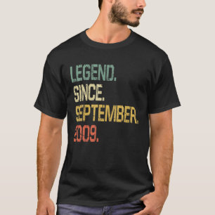 Funny 12 Jahre alt - Vintage Legende seit Septembe T-Shirt
