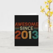 Funny 12 Year Old Awesome Since 2013 Birthday Son  Karte (Gelbe Blume)