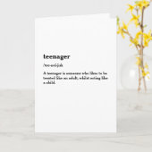 Funny 13. Geburtstag | Dreizehn Teenager Karte (Gelbe Blume)