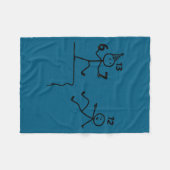 Funny 13th Birthday 6+7 Year Old Teenager Boys Kid Fleecedecke (Vorderseite (Horizontal))