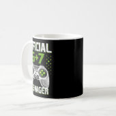 Funny 13th Birthday Teenager 6+7 Year Old Boys Kid Kaffeetasse (Vorderseite Links)