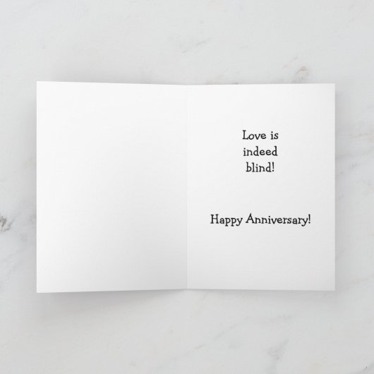 Funny 14. Wedding Anniversary Card Karte (Innenseite)