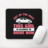 Funny 16th Birthday Driving Quote For A New Licens Mousepad (Mit Mouse)