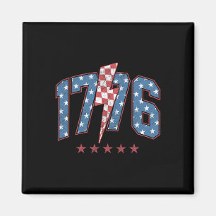 Funny 1776 4. Juli Amerikanische Flagge Männer Fra Magnet