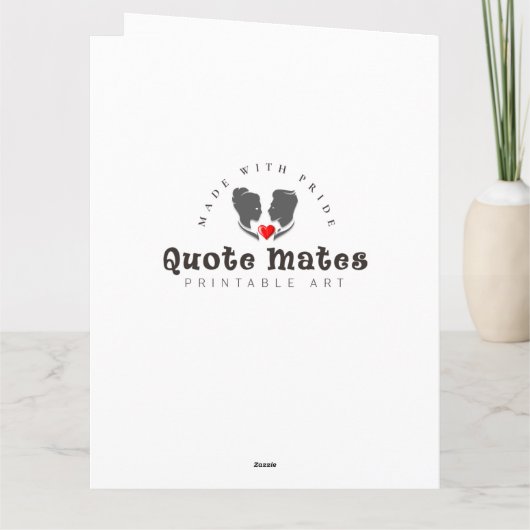 Funny 1950s Hausfrau Karte (Rückseite)