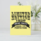 Funny 1958 Birthday Card Limited Edition Dankeskarte (Stehend Vorderseite)