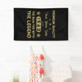 Funny 1963 Birthday Man Myth Legend Banner (Insitu)