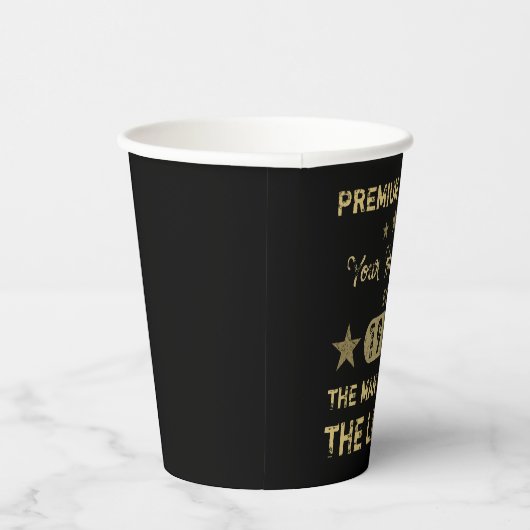 Funny 1963 Birthday Man Myth Legend Pappbecher (Rechts)