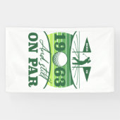 Funny 1963 Golfer 60. Geburtstag Banner (Horizontal)