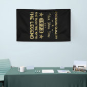 Funny 1973 Birthday Man Myth Legend Banner (Messeveranstaltung)