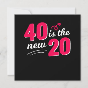 Funny 1980s Baby 40. Geburtstag Celebration 40 Is  Einladung