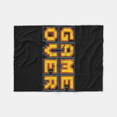 Funny 1980s Retro Video Game Arcade Nostalgia Game Fleecedecke (Vorderseite (Horizontal))