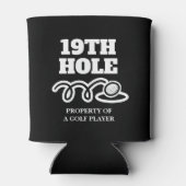 Funny 19. Loch Golf Spaß Geschenkgetränk Bier Dosenkühler (Rückseite)