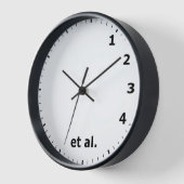 Funny 1 2 3 4 et al Clock - Science Research Labra Uhr (Winkel)