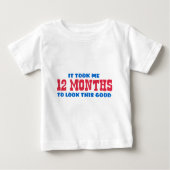 Funny 1. Geburtstag Baby T-shirt (Vorderseite)