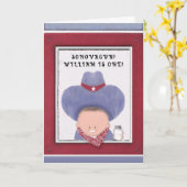 Funny 1. Geburtstagkarte Karte (Gelbe Blume)