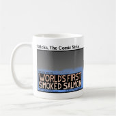 Funny 1. Räucherter Lachs Stickman Tasse - 110 (Links)