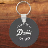 Funny 1st Time Dad Est 2026 New Dad New First Fath Schlüsselanhänger (Vorderseite)