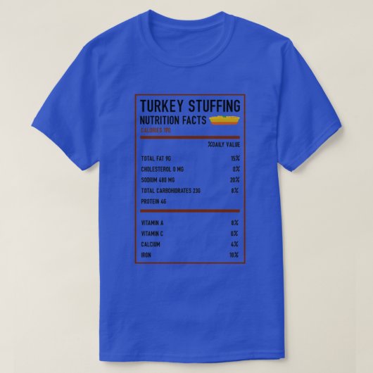 Funny 2020 Erntedank Türkei Nutrition T-Shirt (Design vorne)