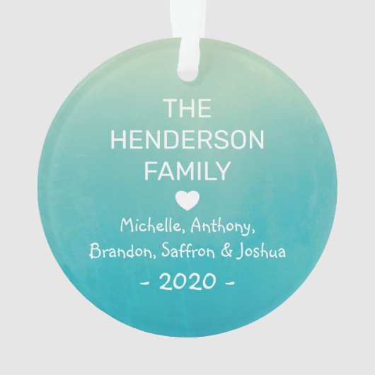 Funny 2020 Quarantine Christmas Tree Ornament (Rückseite)