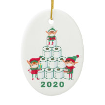 Funny 2020 Weihnachtself | Toilettenpapier