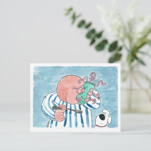 Funny 2020 Weihnachtskarte Feiertagspostkarte (Stehend Vorderseite)