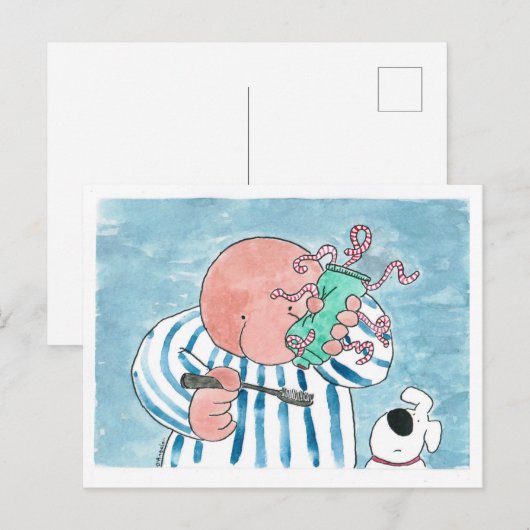 Funny 2020 Weihnachtskarte Feiertagspostkarte (Vorne/Hinten)