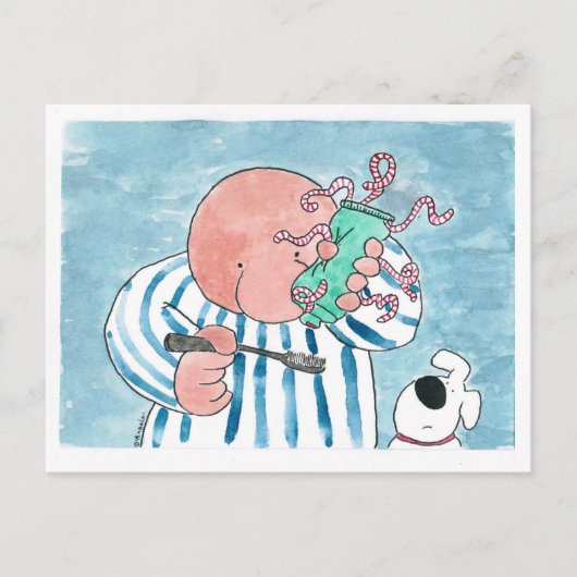 Funny 2020 Weihnachtskarte Feiertagspostkarte (Vorderseite)