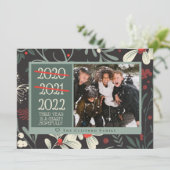 Funny 2021 2022 3. Jahr ein Foto Weihnachten (Stehend Vorderseite)