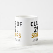 Funny 2021 Abschluss Pandemic Spaß Senior Class Kaffeetasse (Mittel)