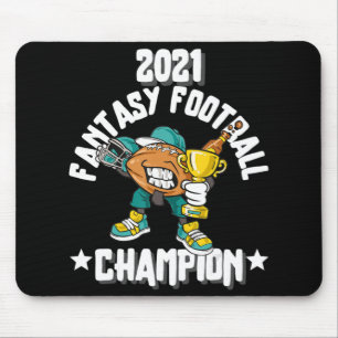 FUNNY 2021 FANTASY FOOTBALL CHAMPION FANTASY LEAGU MOUSEPAD