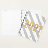 Funny 2021 Seien Sie vorsichtig Silver Stripe Planer (Anzeige)