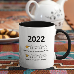 Funny 2022 Bad Review Tasse